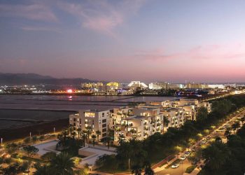 פרויקט ״AQUA PORT״: מרחק הליכה מפארק הטרמינל החדש באילת! – נוף פתוח להרי אדום לטיילת ולים.